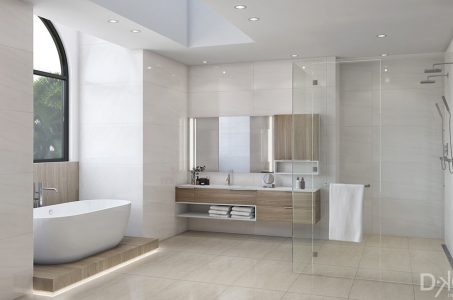 设计入住:科勒尔盖布尔斯的现代主浴室